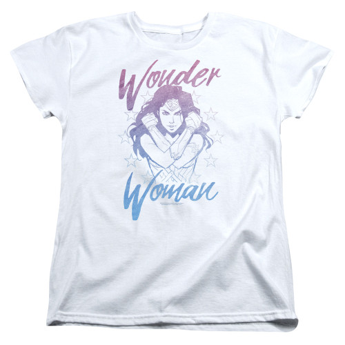 Image for Wonder Woman Movie Womans T-Shirt - Retro Stance