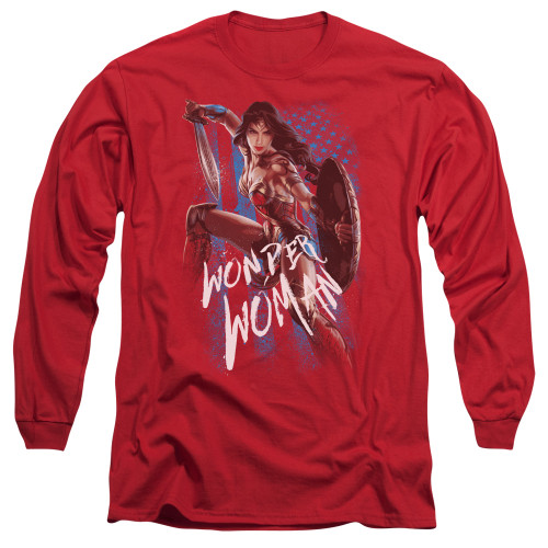 Image for Wonder Woman Movie Long Sleeve Shirt - American Hero