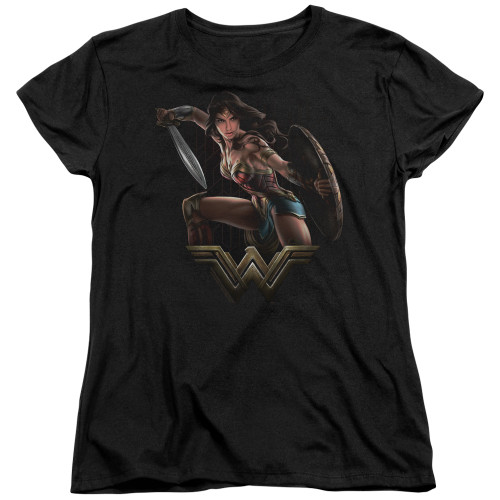 Image for Wonder Woman Movie Womans T-Shirt - Fight