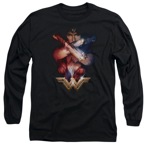 Image for Wonder Woman Movie Long Sleeve Shirt - Arms Crossed