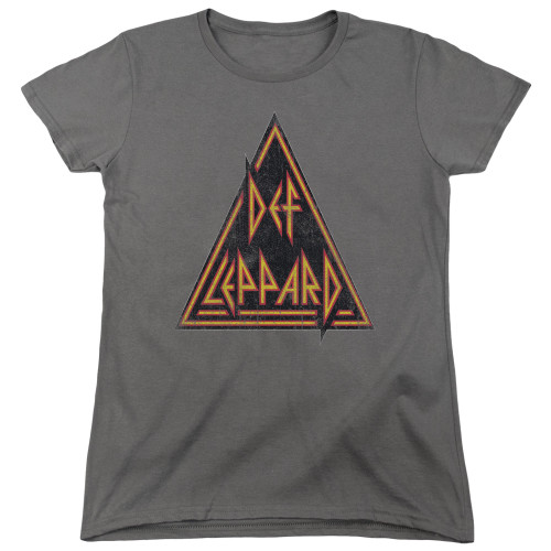 Image for Def Leppard Womans T-Shirt - Distressed Logo