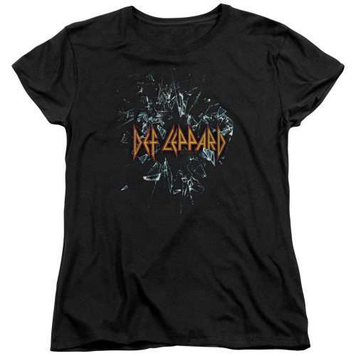 Image for Def Leppard Womans T-Shirt - Broken Glass