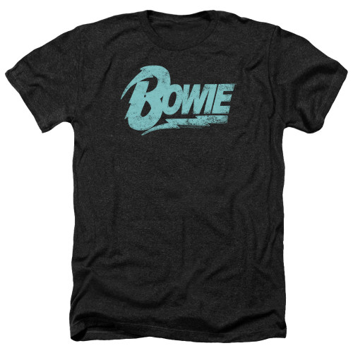 Image for David Bowie Heather T-Shirt - Logo