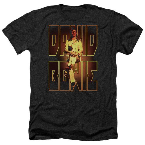 Image for David Bowie Heather T-Shirt - Perched