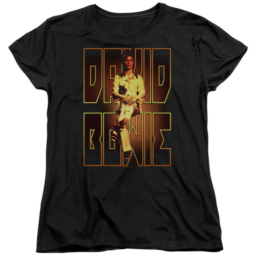 Image for David Bowie Womans T-Shirt - Perched