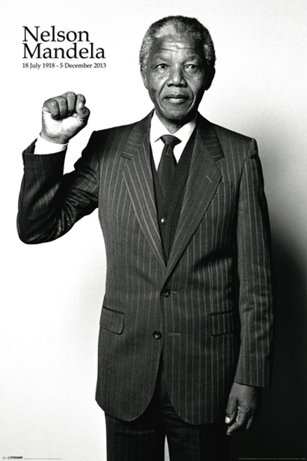 Image for Nelson Mandela Poster - Salute