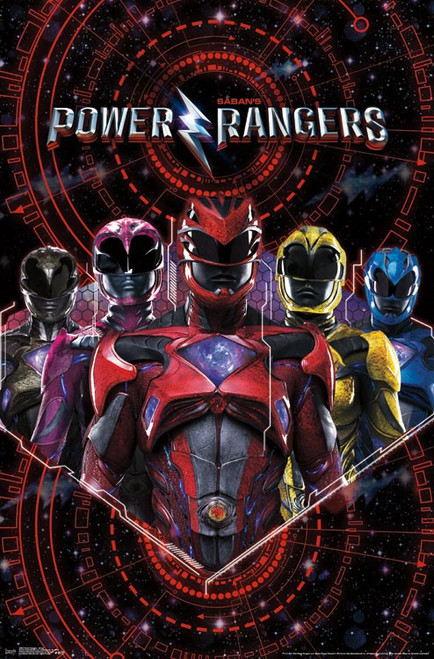 Image for Power Rangers Poster - Group