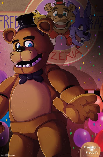 Image for Five Nights at Freddy's Poster - Pizzeria Art