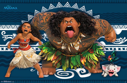 Image for Moana Poster - Faces