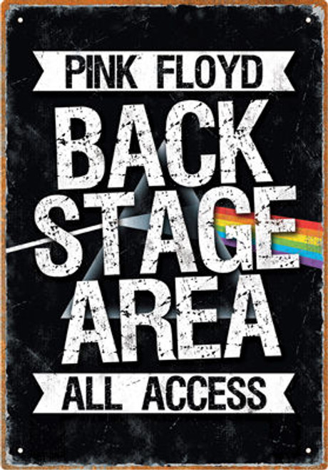 Image for Pink Floyd Tin Sign - Backstage Area