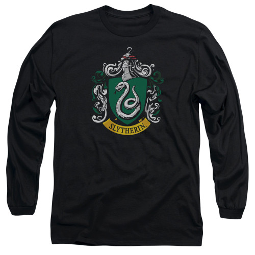 Image for Harry Potter Long Sleeve Shirt - Slytherin Crest
