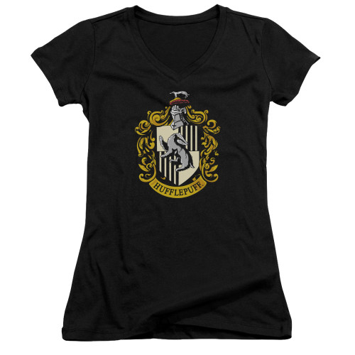 Image for Harry Potter Girls V Neck - Hufflepuff Crest