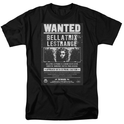 Image for Harry Potter T-Shirt - Bellatrix Lestrange Wanted Poster