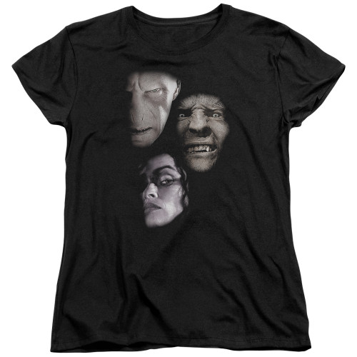 Image for Harry Potter Womans T-Shirt - Villian Heads