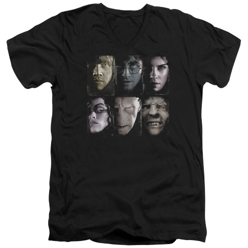 Image for Harry Potter V Neck T-Shirt - Horizontal Heads