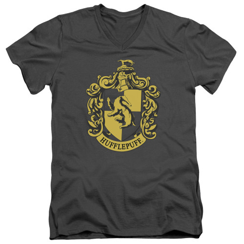 Image for Harry Potter V Neck T-Shirt - Classic Hufflepuff Crest