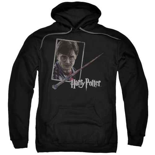 Image for Harry Potter Hoodie - Harry's Wand Portrait