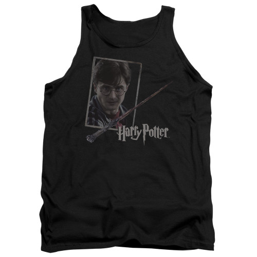 Image for Harry Potter Tank Top - Harry's Wand Portrait