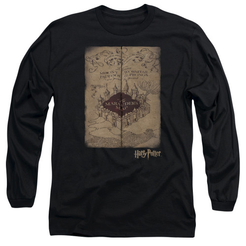 Image for Harry Potter Long Sleeve Shirt - Marauder's Map