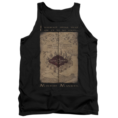 Image for Harry Potter Tank Top - Marauder's Map Words