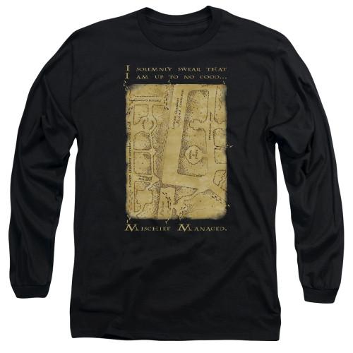 Image for Harry Potter Long Sleeve Shirt - Map Interior