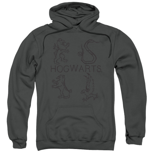 Image for Harry Potter Hoodie - Literary Crests