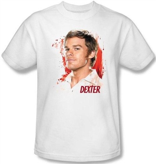 Image Closeup for Dexter Blood Splatter T-Shirt