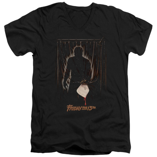 Image for Friday the 13th V Neck T-Shirt - Part 3 Poster