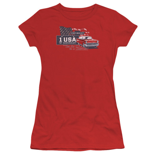 Image for Chevrolet Girls T-Shirt - See the USA