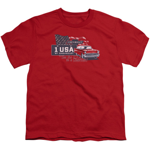Image for Chevrolet Youth T-Shirt - See the USA