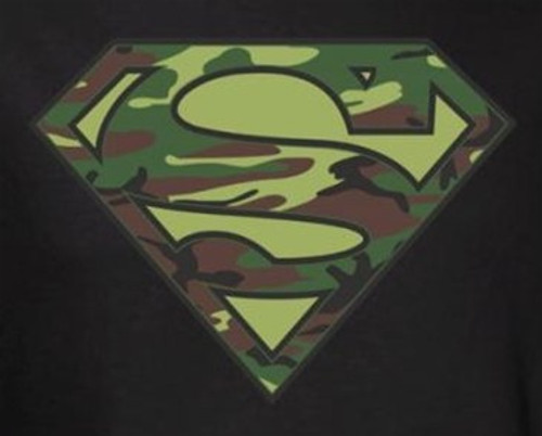 Superman T-Shirt - Camo Logo