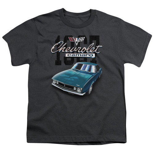 Image for Chevrolet Youth T-Shirt - Classic Blue Camero