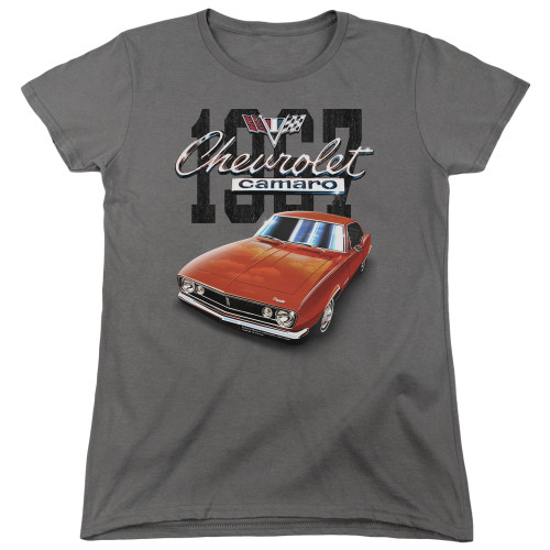Image for Chevrolet Womans T-Shirt - Classic Red Camero