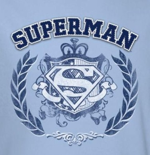 Superman T-Shirt - Collegiate Crest Logo