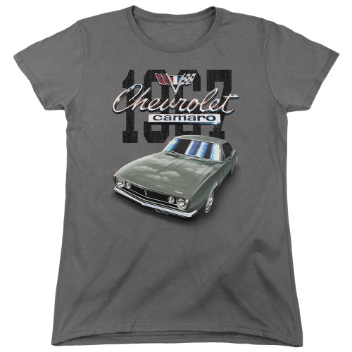 Image for Chevrolet Womans T-Shirt - Classic Green Camero