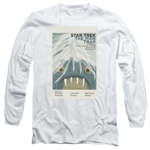 Image for Star Trek Juan Ortiz Episode Poster Long Sleeve Shirt - Ep. 1 the Man Trap