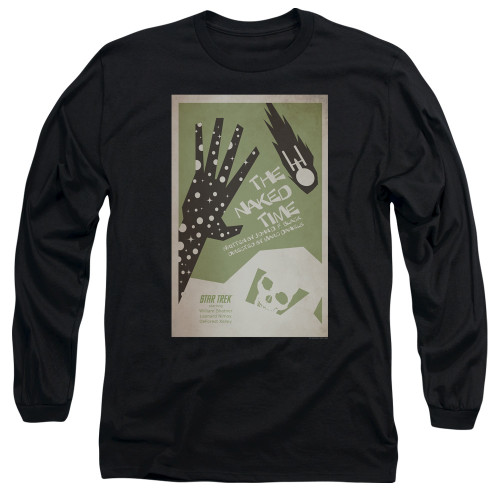 Image for Star Trek Juan Ortiz Episode Poster Long Sleeve Shirt - Ep. 4 the Naked Time on Black