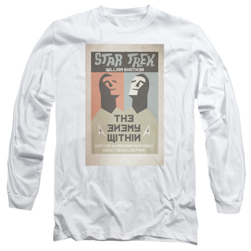 Image for Star Trek Juan Ortiz Episode Poster Long Sleeve Shirt - Ep. 5 the Enemy Within