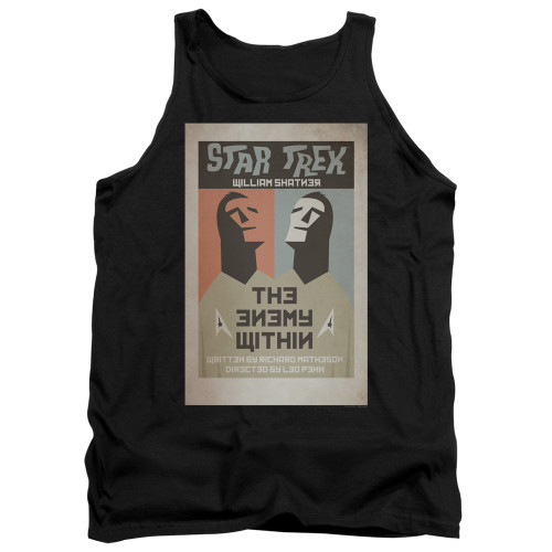 Image for Star Trek Juan Ortiz Episode Poster Tank Top - Ep. 5 the Enemy Within on Black