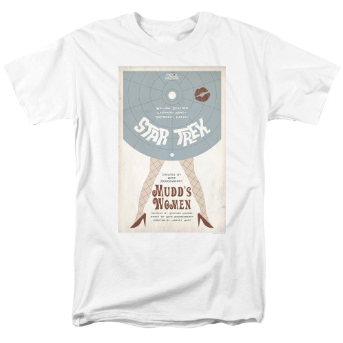 Image for Star Trek Juan Ortiz Episode Poster T-Shirt - Ep. 6 Mudd's Women