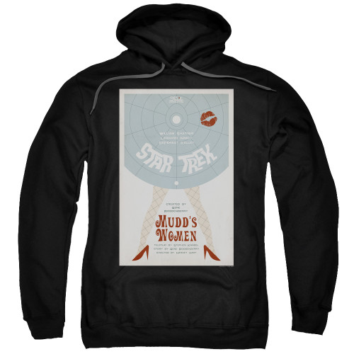 Image for Star Trek Juan Ortiz Episode Poster Hoodie - Ep. 6 Mudd's Women on Black