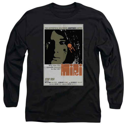 Image for Star Trek Juan Ortiz Episode Poster Long Sleeve Shirt - Ep. 8 Miri on Black