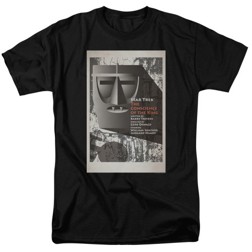 Star Trek Juan Ortiz Episode Poster T-Shirt - Ep. 13 the Conscious of the King on Black