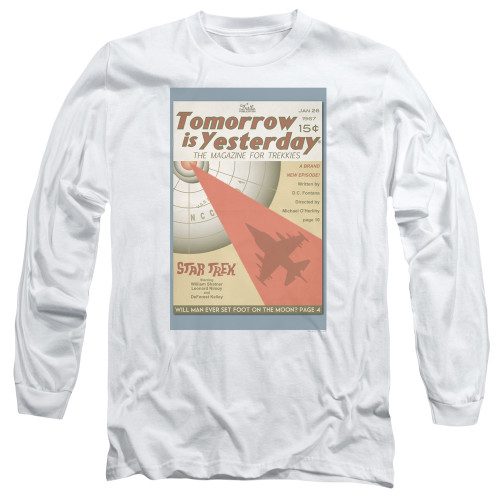 Image for Star Trek Juan Ortiz Episode Poster Long Sleeve Shirt - Ep. 19 Tomorrow is Yesterday