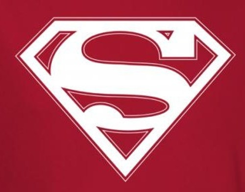 Superman T-Shirt - Red & White Shield Logo