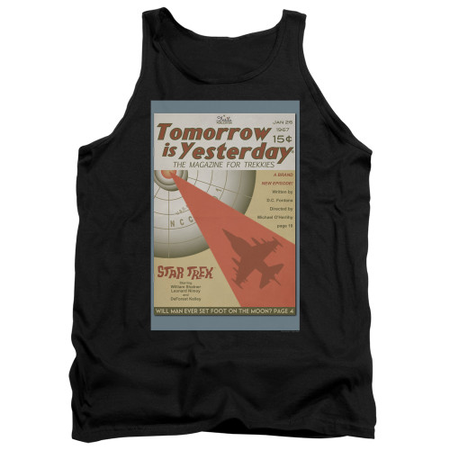 Image for Star Trek Juan Ortiz Episode Poster Tank Top - Ep. 19 Tomorrow is Yesterday on Black