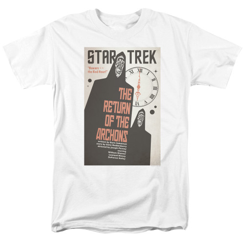 Image for Star Trek Juan Ortiz Episode Poster T-Shirt - Ep. 21 the Return of the Archons
