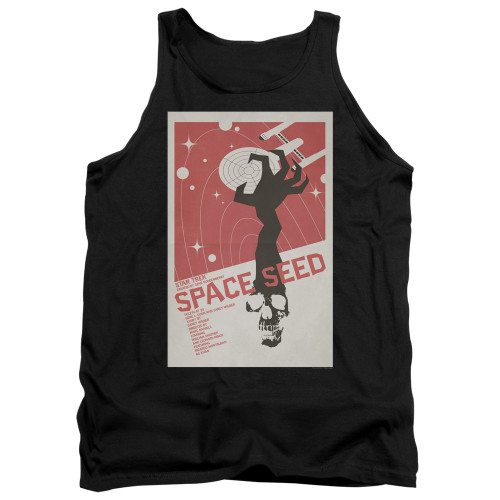 Image for Star Trek Juan Ortiz Episode Poster Tank Top - Ep. 22 Space Seed on Black