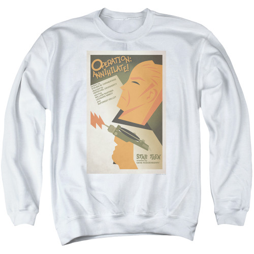 Image for Star Trek Juan Ortiz Episode Poster Crewneck - Ep. 29 Operation: Annihilate!