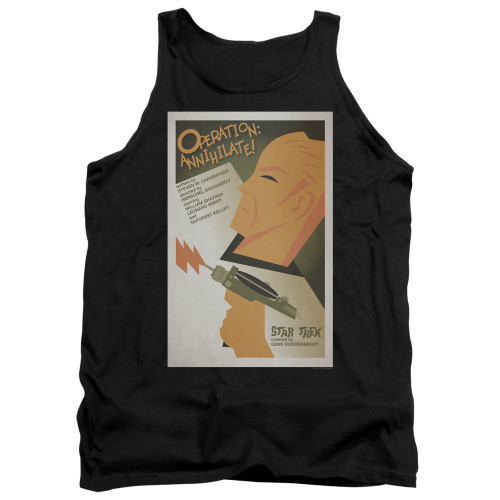 Image for Star Trek Juan Ortiz Episode Poster Tank Top - Ep. 29 Operation: Annihilate! on Black